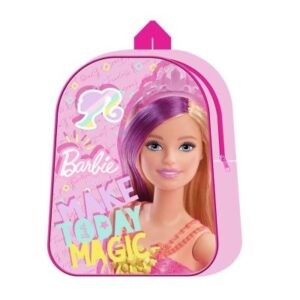 Mochila de guardería Barbie de 31 cm en color rosa