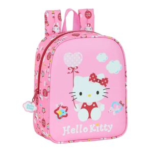 Mochila Hello Kitty Balloon rosa de Safta para guardería
