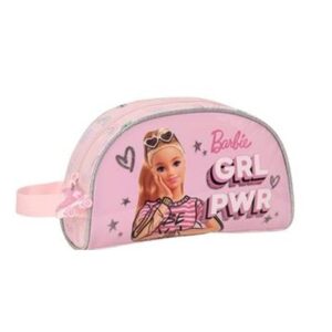 Neceser Barbie adaptable rosa con diseño frontal