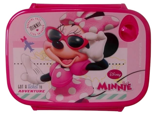 Sandwichera Minnie rosa apta para microondas